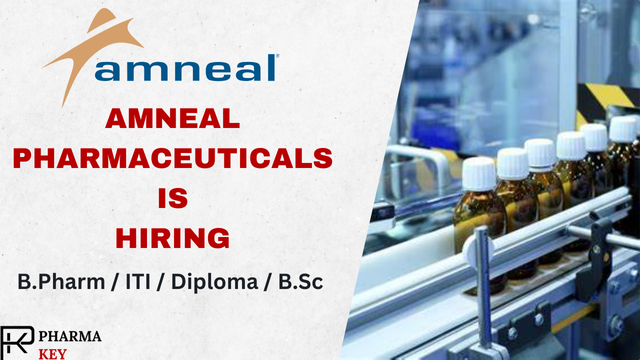 Amneal Pharmaceuticals hiring poster