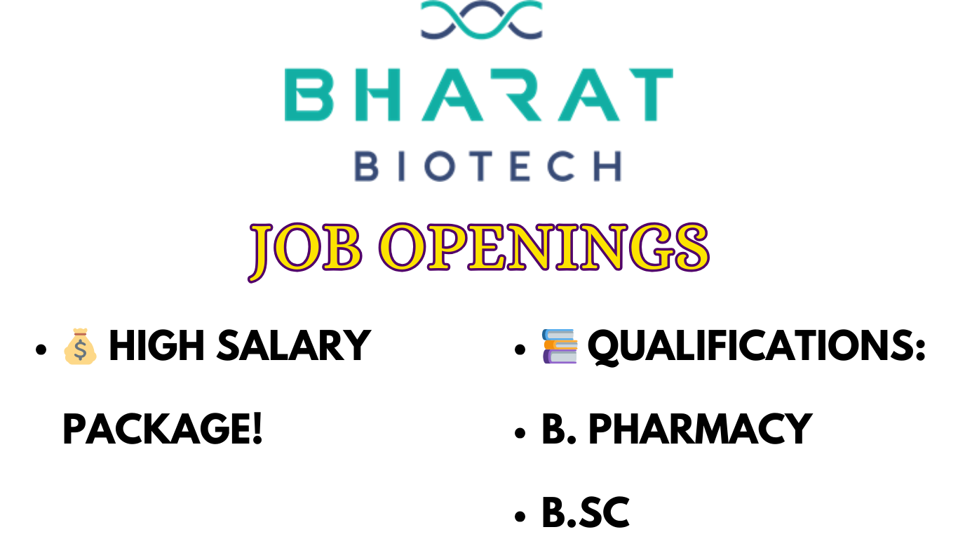 Bharat Biotech job opening for Technician Level ASRS in Hyderabad