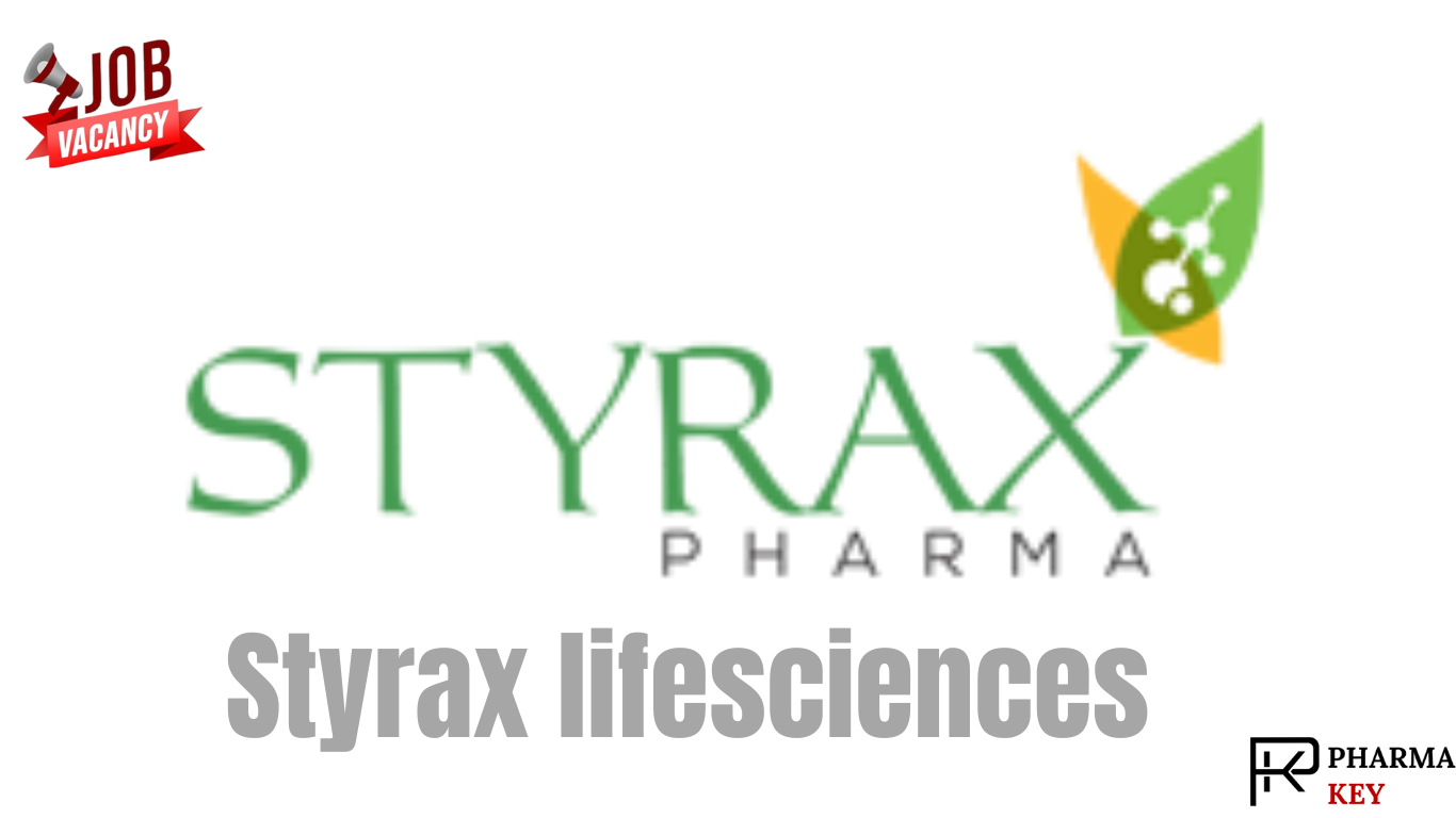 Styrax lifesciences Jobs Openings