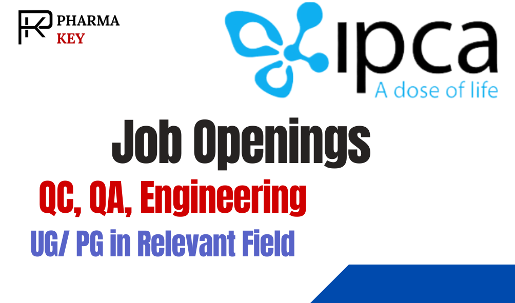 Ipca laboratories Job Openings