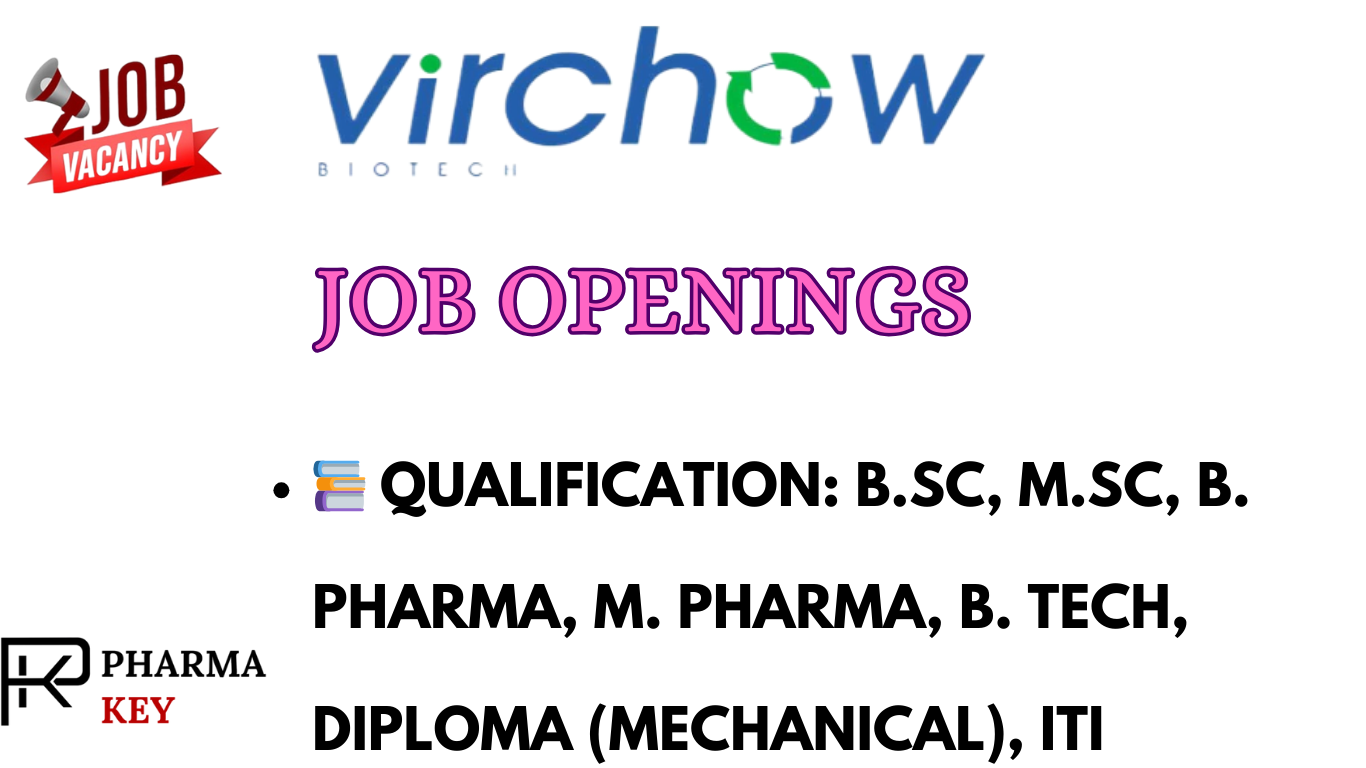 Job Openings at Virchow Biotech