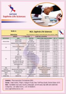 Job Opening for Saphnix Life Sciences