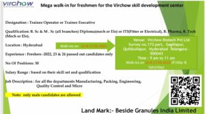 Virchow Biotech Hiring