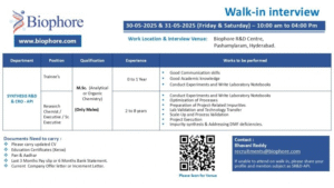 Job Openings at Biophore