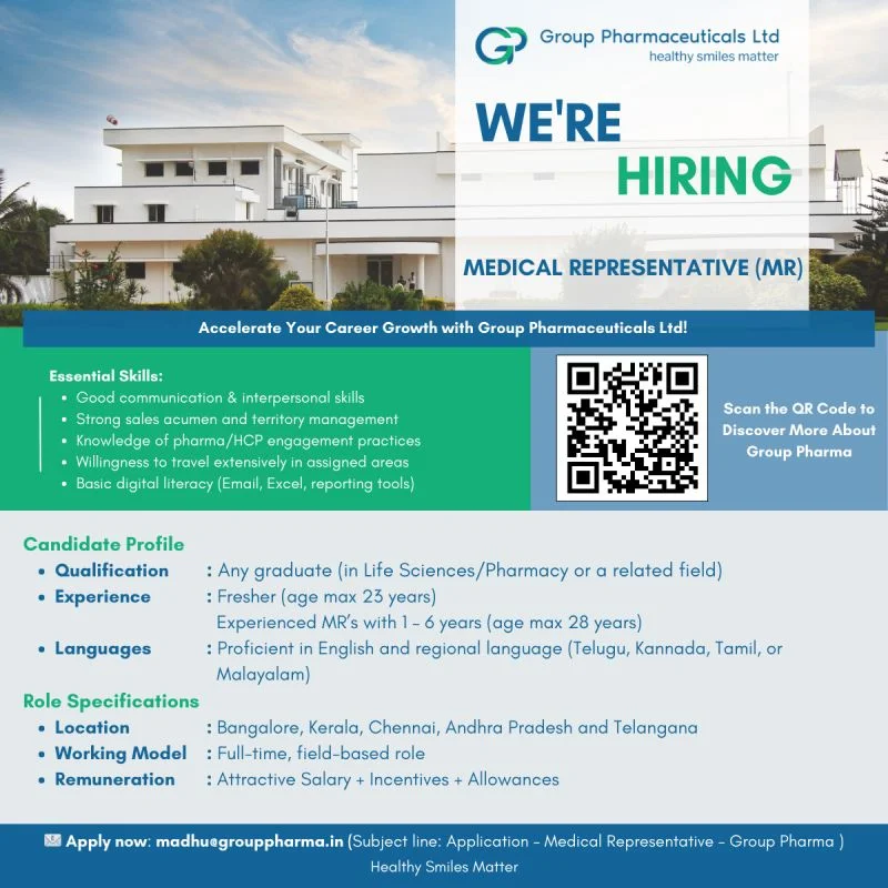 Group Pharma pharma jobs