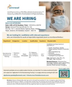 Job Openings at Amneal