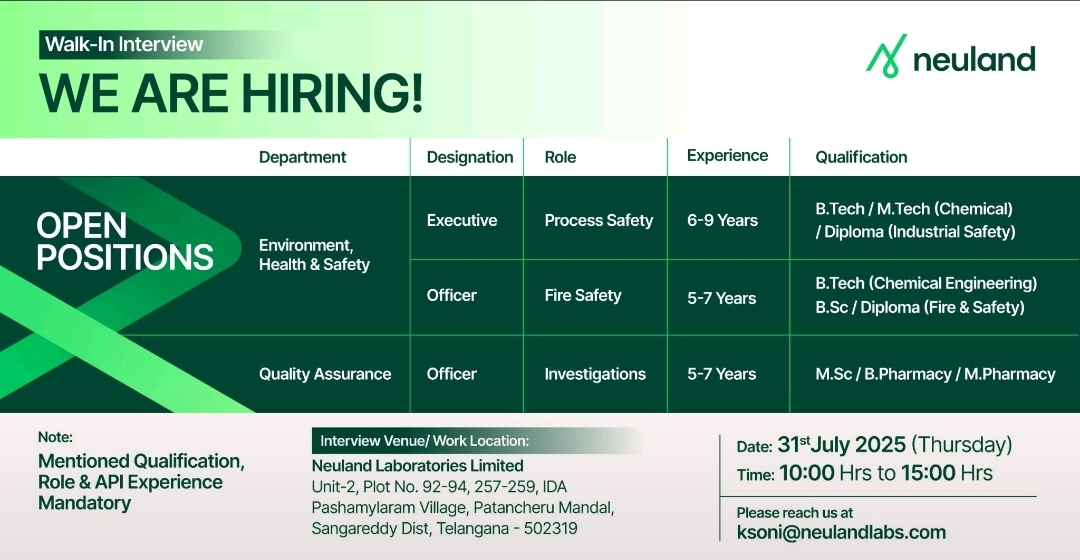 Job Opening at Neuland