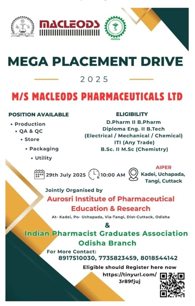 Job Opening at Macleods