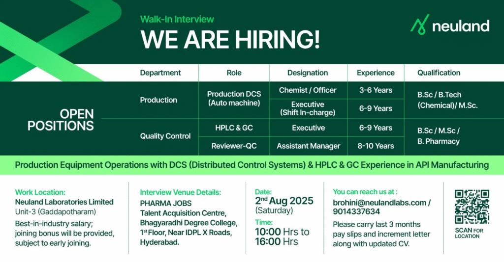 Job Opening at Neuland